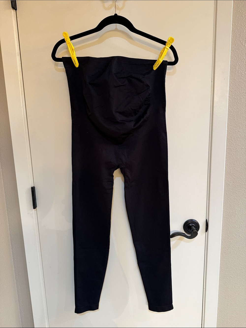 BLANQI Black Maternity Leggings with Supportive High Waist— never worn